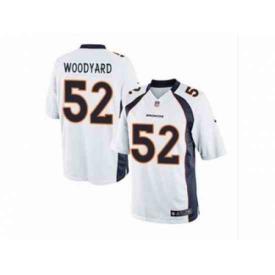 Nike Denver Broncos 52 Wesley Woodyard white Limited NFL Jersey